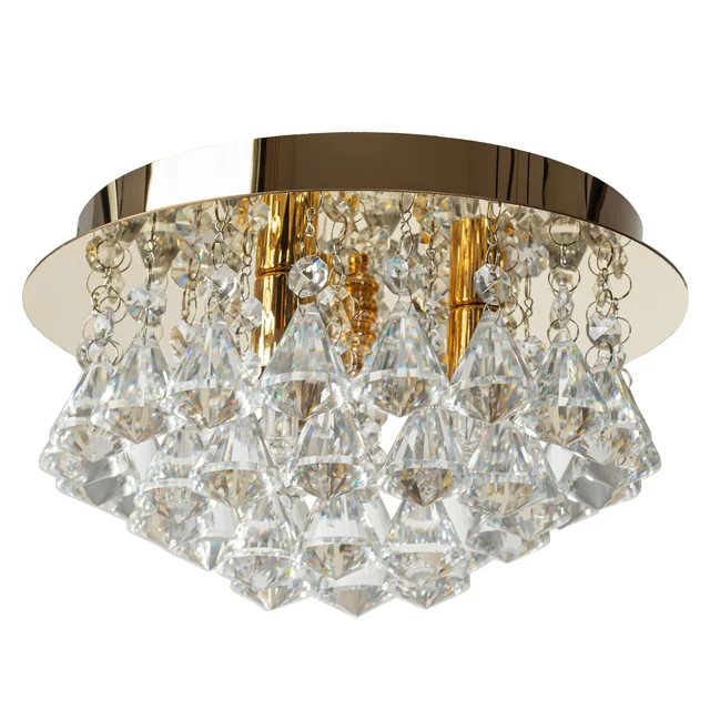 CRYSTAL LAMP PLAIN APP1038-3CP Kulta