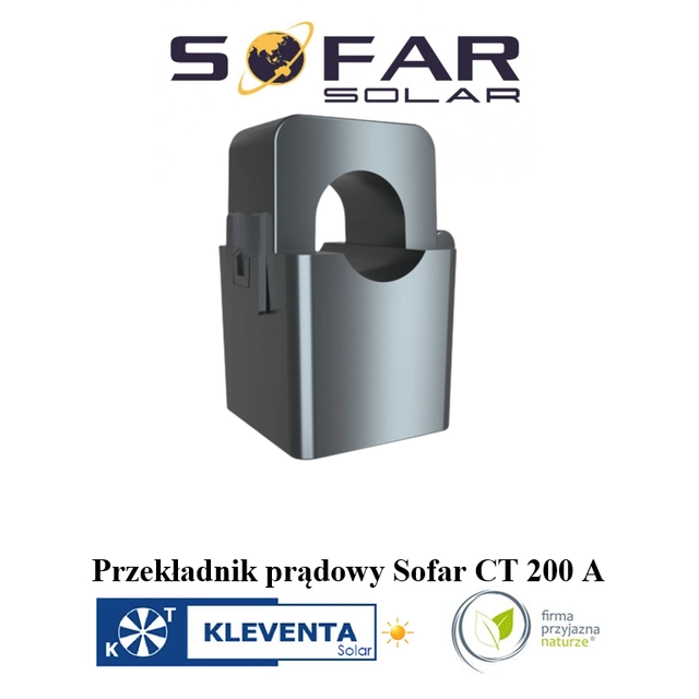 CT strømtransformator 200/5 A Sofar (1 stykke)