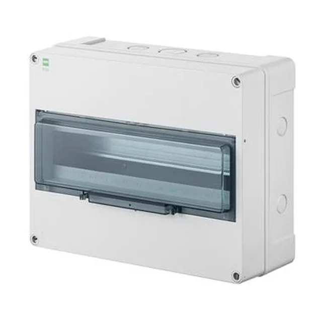 CUADRO DE CONMUTACION PLÁSTICO NT PV 12+4M N+PE IP65 PUERTA HUMO GRIS 1000V DC