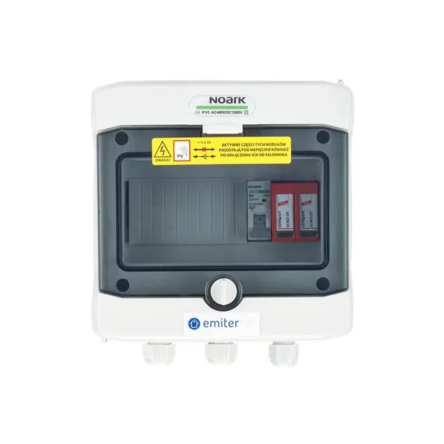 Cuadro de distribución de CA, IP65, SPD AC Dehn tipo 2, disyuntor 20A 1-F