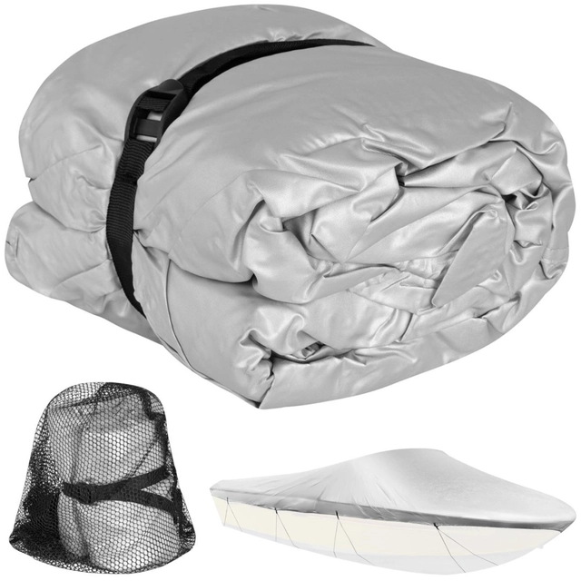 Cubierta de lona para una lancha con casco en forma de V - longitud de la embarcación 518-579 cm