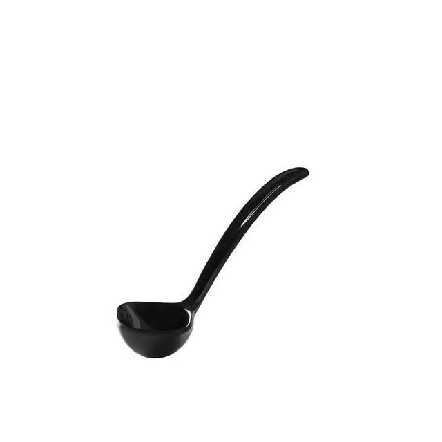 Cucharón para salsa de melamina, negro, 40 ml