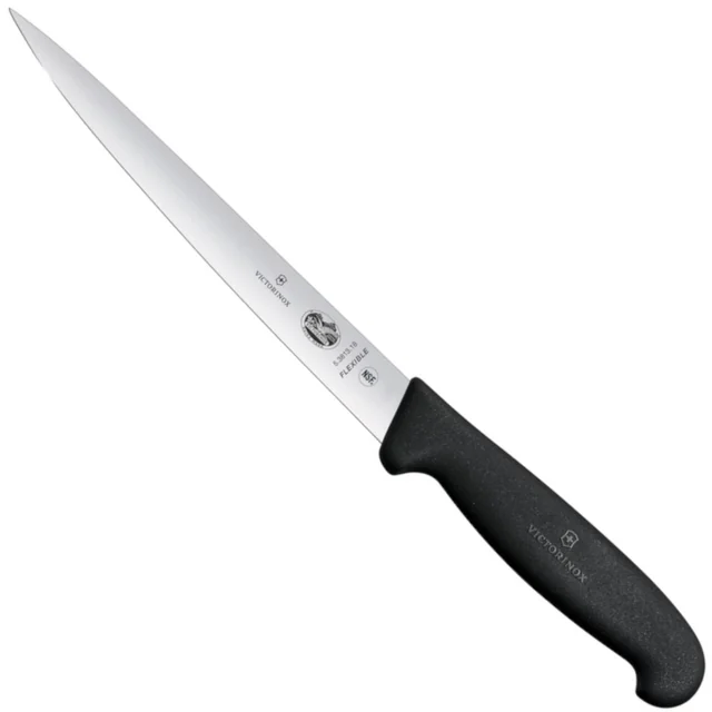 Cuchillo fileteador de pescado flexible FIBROX, longitud 180/310 mm