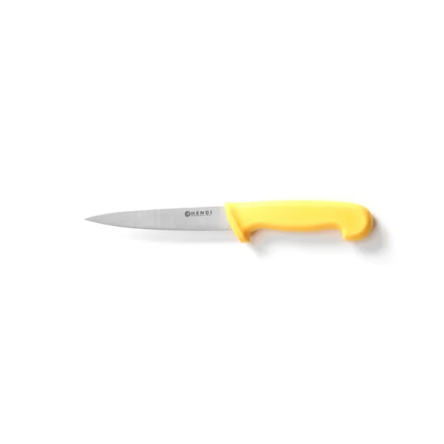 Cuchillo para filetear aves 15 cm, amarillo HACCP | 842539