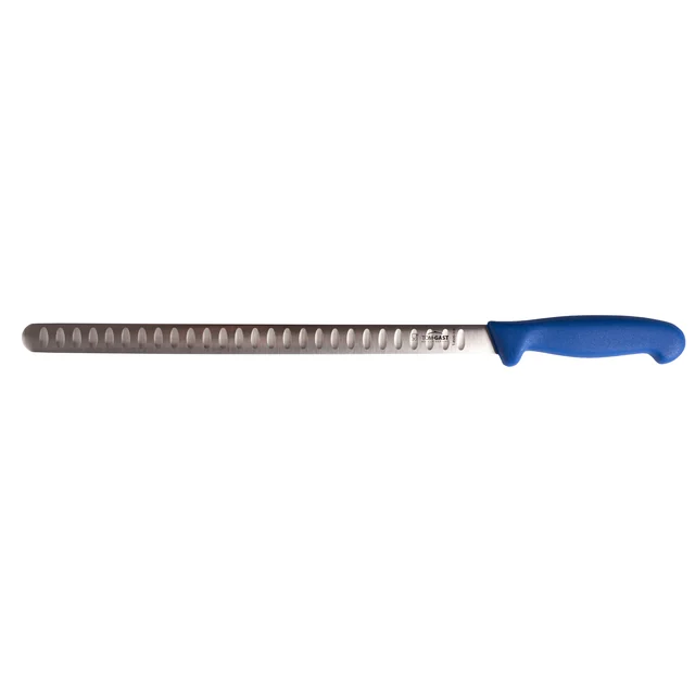 Cuchillo para filetear flexible, longitud 31 cm, azul