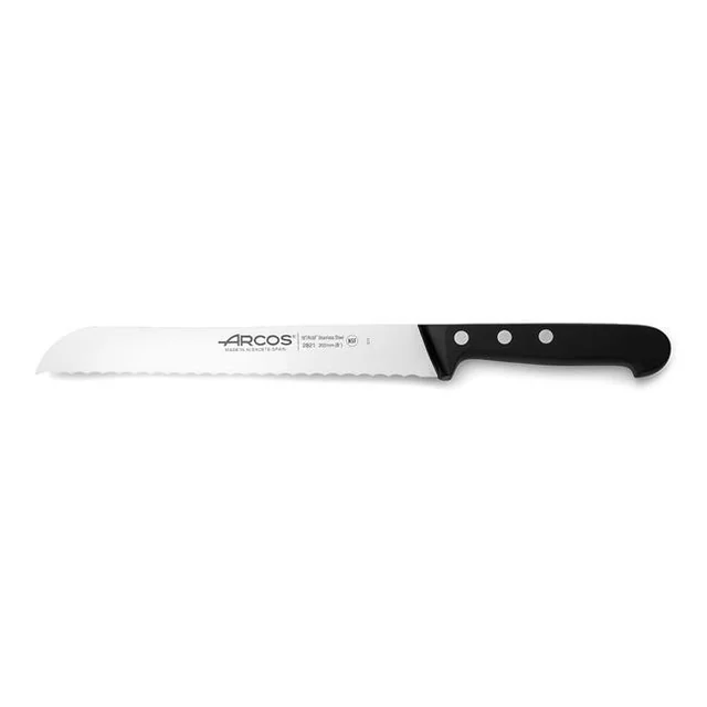 Cuchillo para pan, serie UNIVERSAL Arcoroc, negro (L)320mm Variante básica