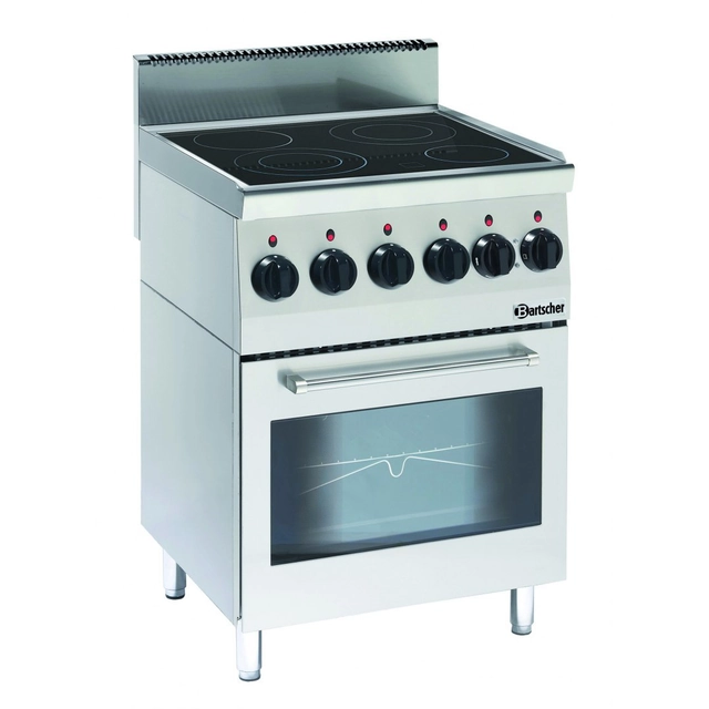 Cucina 4-Palnikowa Elettrica + Forno Elettrico.Bartscher