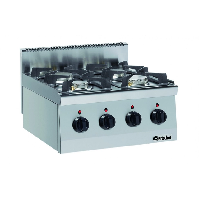 Cucina 4-Palnikowa Gas 2x3,5 + 2x6,0 kW Bartscher