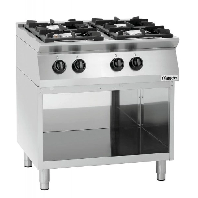 CUCINA A GAS 4-PALNIKOWA CON POTENZA TOTALE 19KW BARTSCHER 1582051 MFGO7040