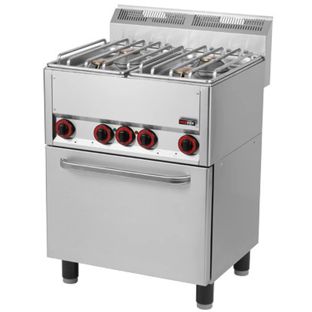 Cucina a gas con forno elettrico SPT-60GLS Redfox