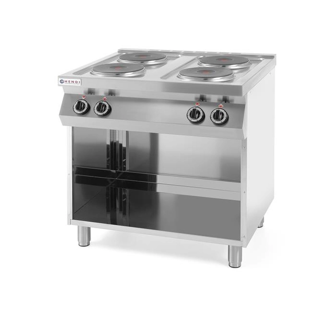 Cucina elettrica 4-płytowa Kitchen Line su base aperta