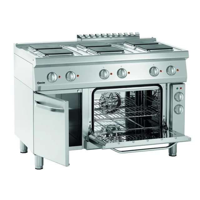 Cucina elettrica 700, B1200, 6PL, EBO