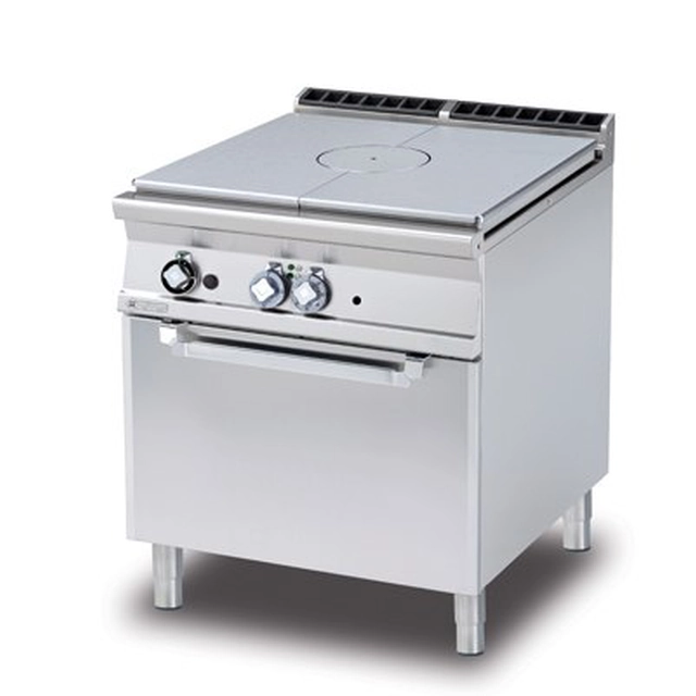 Cucina in ghisa con forno elettrico