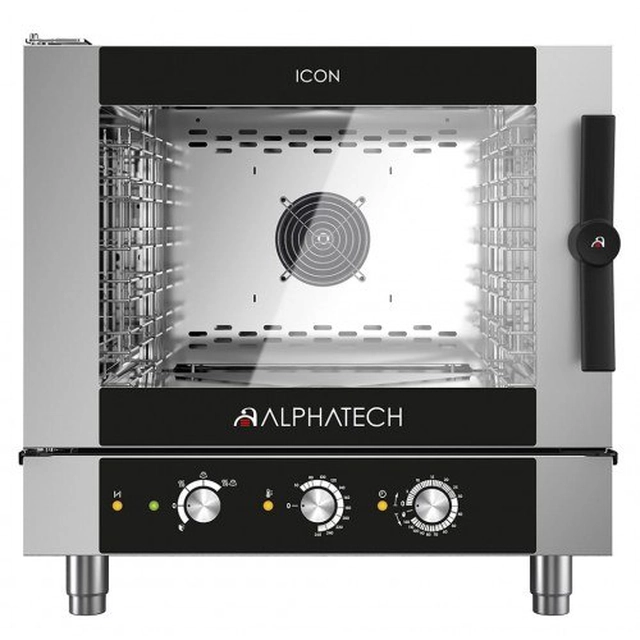 Cuiseur vapeur mixte ICEM051E | 5x GN 1/1 | 5x 600x400 | Alphatech par Lainox | Commande manuelle Alphatech par Lainox