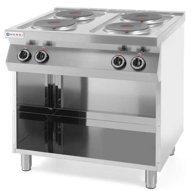 Cuisine électrique indépendante sur socle en acier 4 x 2.6kW largeur 80cm