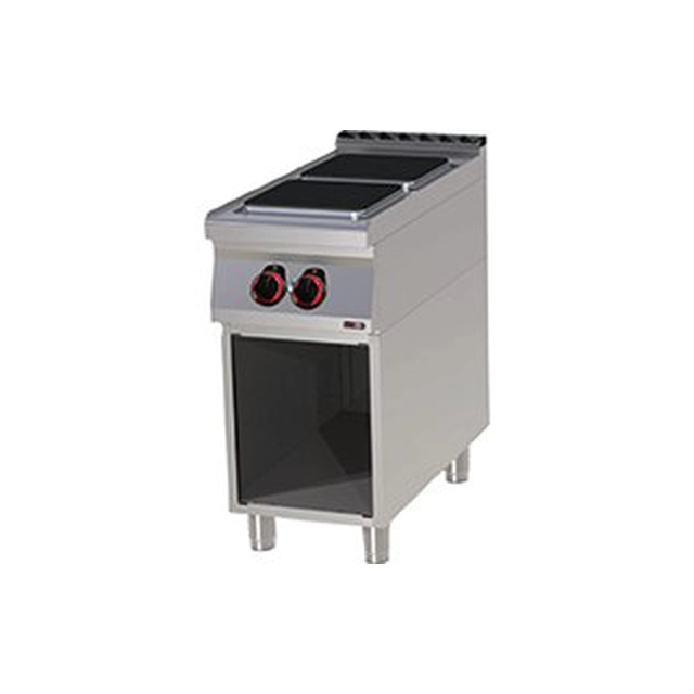 Cuisinière électrique 2x 3,5 kW SPQ-90/40E Redfox