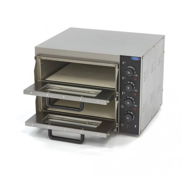 Cuptor de pizza compact Maxima 2 x 40 cm 230 V MAXIMA 09362155