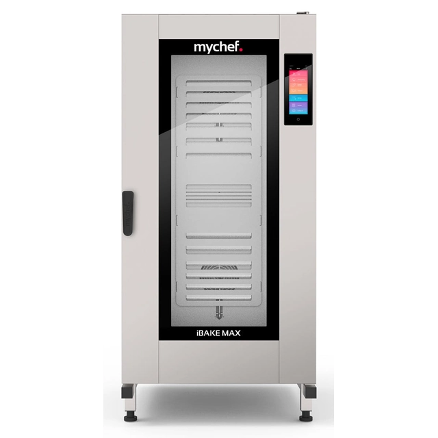 Cuptor electric combi-abur | cu carucior | panificatie si cofetarie | sistem automat de spalare | 16x600x400 | 34,7 kW | 400 V | Mychef iBake