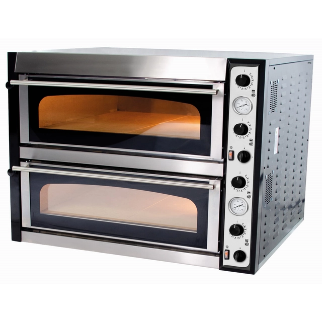 Cuptor electric pentru pizza | cu două camere | 12x35 | TOP 66 XL (TecPro66)