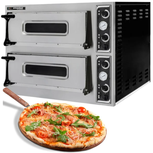 Cuptor profesional pentru pizza Prismafood 8xø32 2 Orizontal electric 1f010050