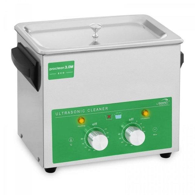 Curatator cu ultrasunete - 3 litri - 80 W - Basic Eco ULSONIX 10050025 PROCLEAN 3.0M ECO