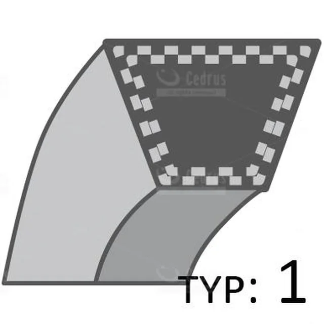 Cureaua trapezoidale universală /10X488/ uscată 3L-K-190