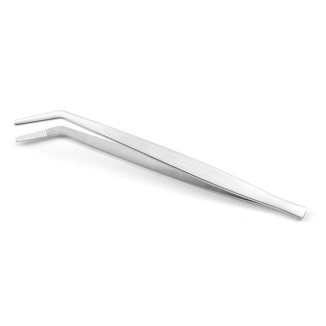 Curved tweezers