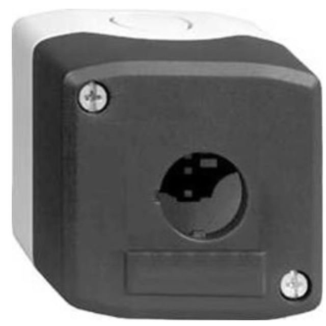 Custodia per cassetta Schneider Electric 1-otworowa 22mm grigio IP65 - XALD01