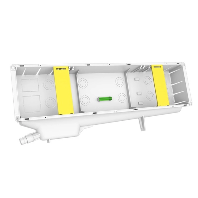 Cutie ascunsă pentru unitatea interioară de aer condiționat Tecnosystemi, Elisyum Hydronic Elite cu drenaj 528x140x67