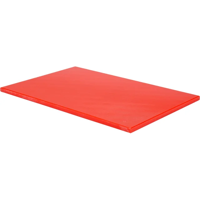 Cutting board 45 x 30 cm HACCP red