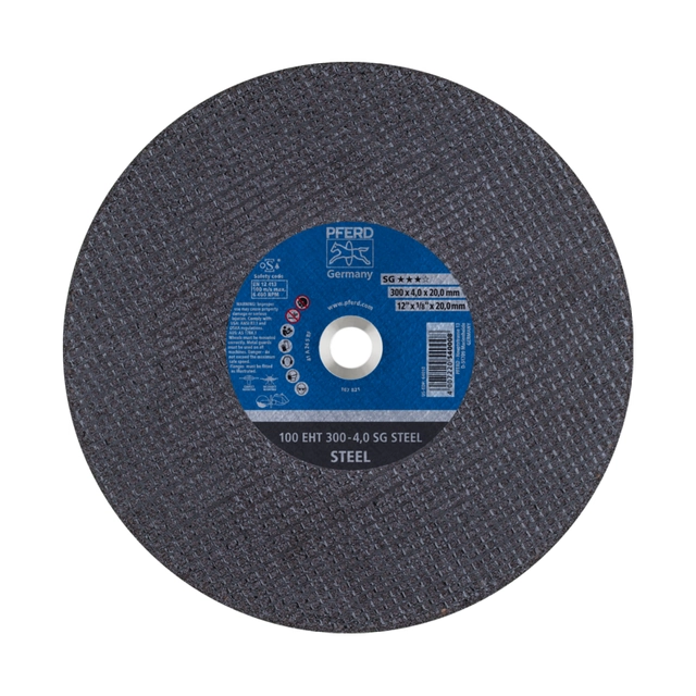 Cutting disc PFERD 100 EHT 300-4.0 A24 SG STEEL / 20.0