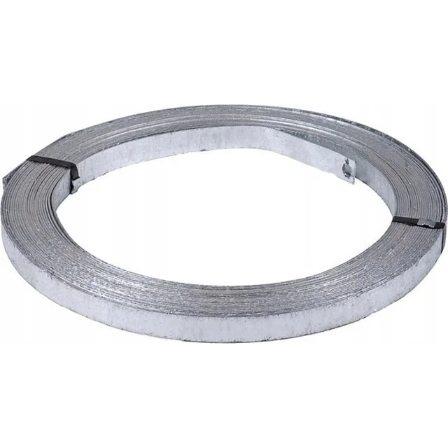 CYNK-MAL Aro de hierro galvanizado 30x4 (aprox. 25kg, aprox. 26m) SGDD11-400-0030-999-25-1