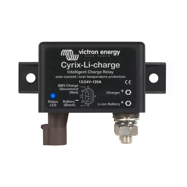 Cyrix-Li-Charge 12/24V-120A jungiklis Victron Energy AKUMULIATORIŲ SEKARAVIMO KONTAKTORIUS