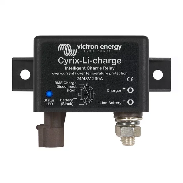 Cyrix-Li-Charge 24/48V-230A Διακόπτης Victron Energy ΔΙΑΧΩΡΙΣΤΗΣ ΜΠΑΤΑΡΙΑΣ ΕΠΑΦΟΣ