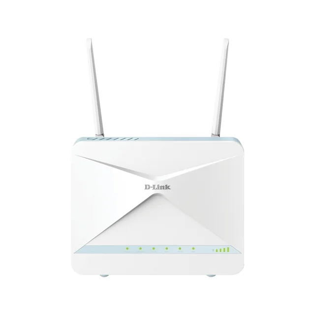 D-LINK Gigabit Wireless Router G416 Eagle Pro AI AX1500, Wi-Fi 6, Kahesageduslik 1201 + 300 Mbps, 4G LTE, valge