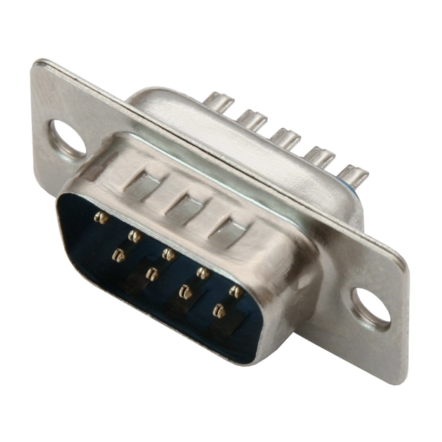 D-SUB DB 9(M) PLUG per cavo 1 cad