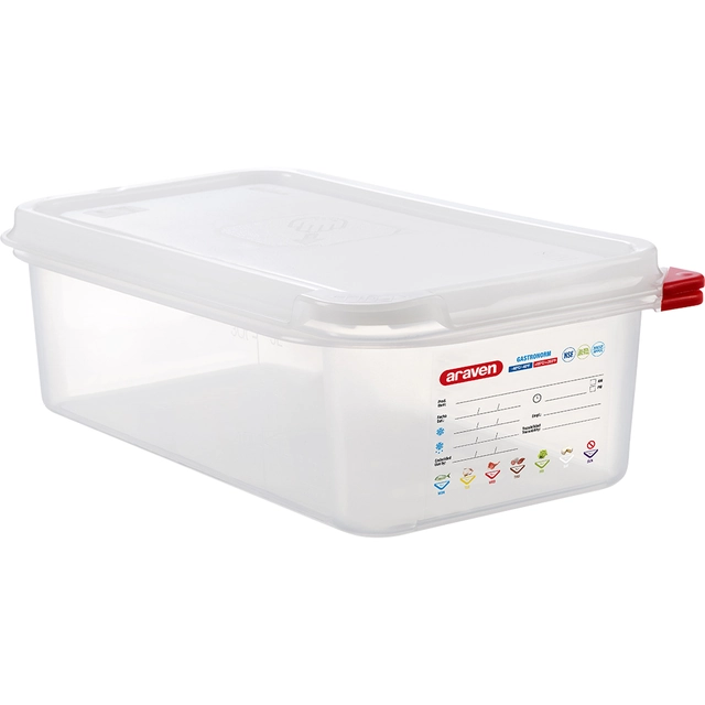 GN container 1/3 100 polypropylene with a tight lid