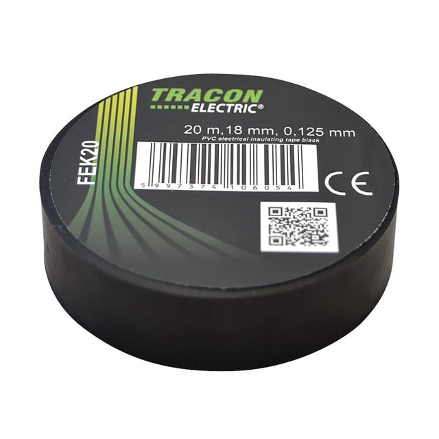 insulating tape 20mx18mm black