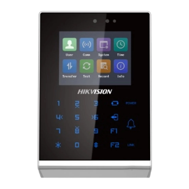 TCP/IP stand-alone controller, Wi-Fi with keyboard and card reader, 2.8 inch color LCD screen - Hikvision - DS-K1T105AM