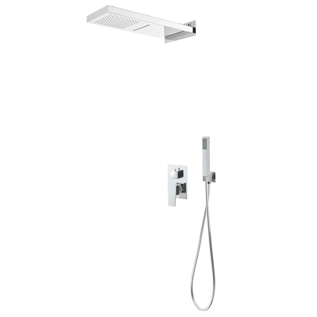 Shower set, 201 stainless steel, silver