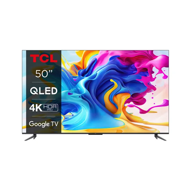 TCL TV 50&quot; Qled GoogleTV DVB-T2/C/S2 H.265 HEVC