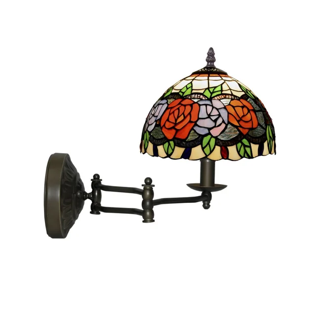 Viro Rosy Wall Sconce Multicolored Iron 60 W 25 x 34 x 30 cm