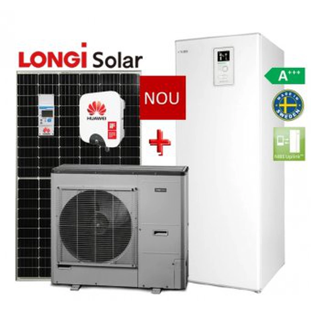 PROMO package heat pump for max. 130sqm + 3kW photovoltaic system