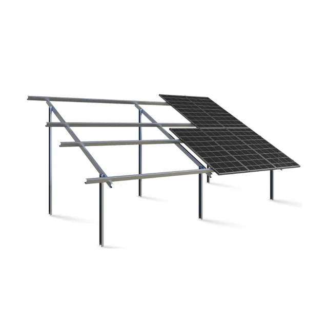 D2V DOUBLE-SUPPORT GROUND STRUCTURE (1990<L / W> 1134) for PV BIFACIAL