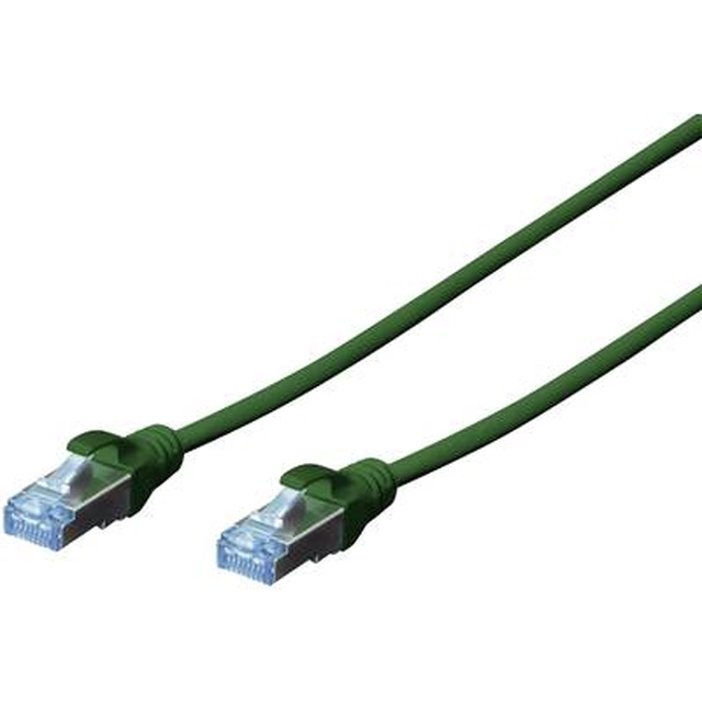 Digitus DK-1532-010 / G RJ45 Power cable, patch cable CAT 5e SF / UTP 1.00 m Green twisted pair 1 pc