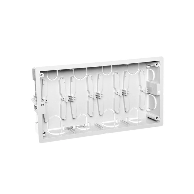 Box/housing for built-in mounting in the wall/ceiling Kontakt-Simon SBM450 Flush mounted (plaster) Rectangular Plastic Untreated Grey
