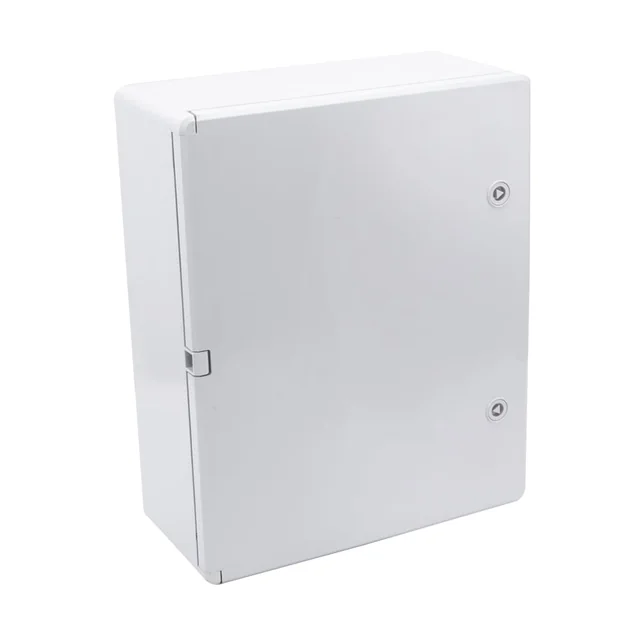 Electrical panel 500x400x180mm with UV-resistant counter-panel IP65 IK10 without halogen