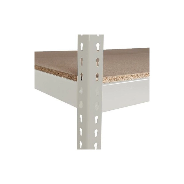 Additional chipboard shelf,122 x 45,5 cm,200 kg, zinc 21245115