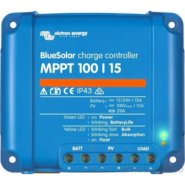 BlueSolar MPPT regulator 100/15