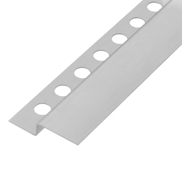 Front shower tray strip 120cm Brushed Nickel